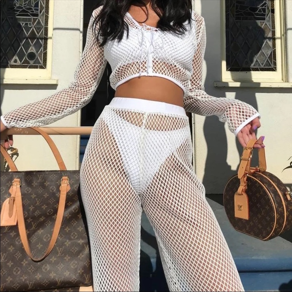 New with tags Tiger Mist Rumi Crochet Pants - M